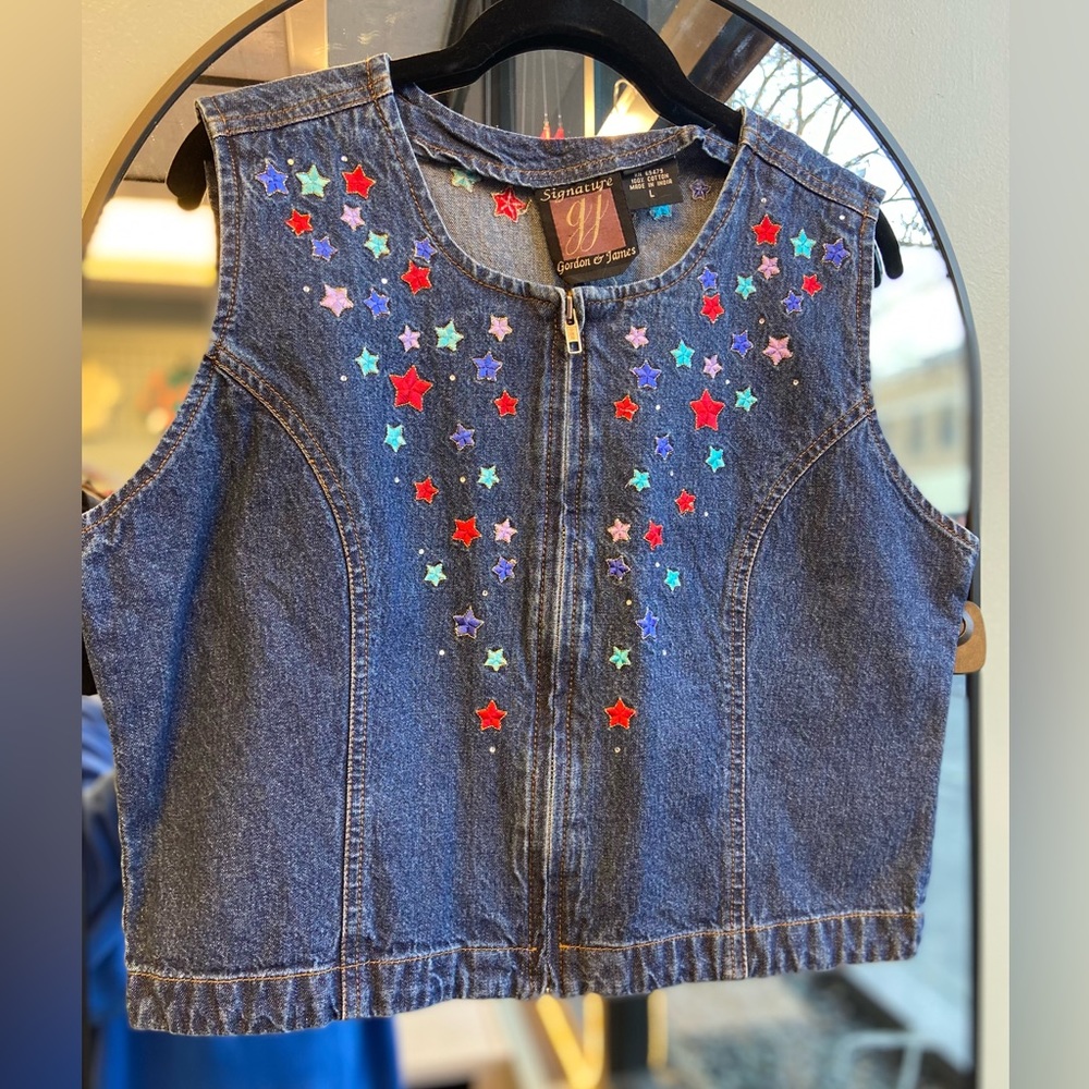 Gordon & James Denim Vest Size L